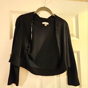 EUC Calvin Klein black open cardigan/shrug, Women's Size M